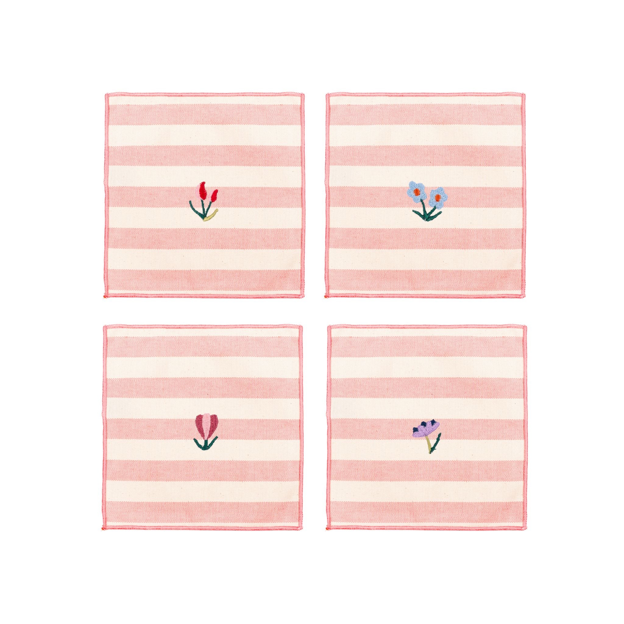 Barra napkin with flower embroidery - Torres Novas