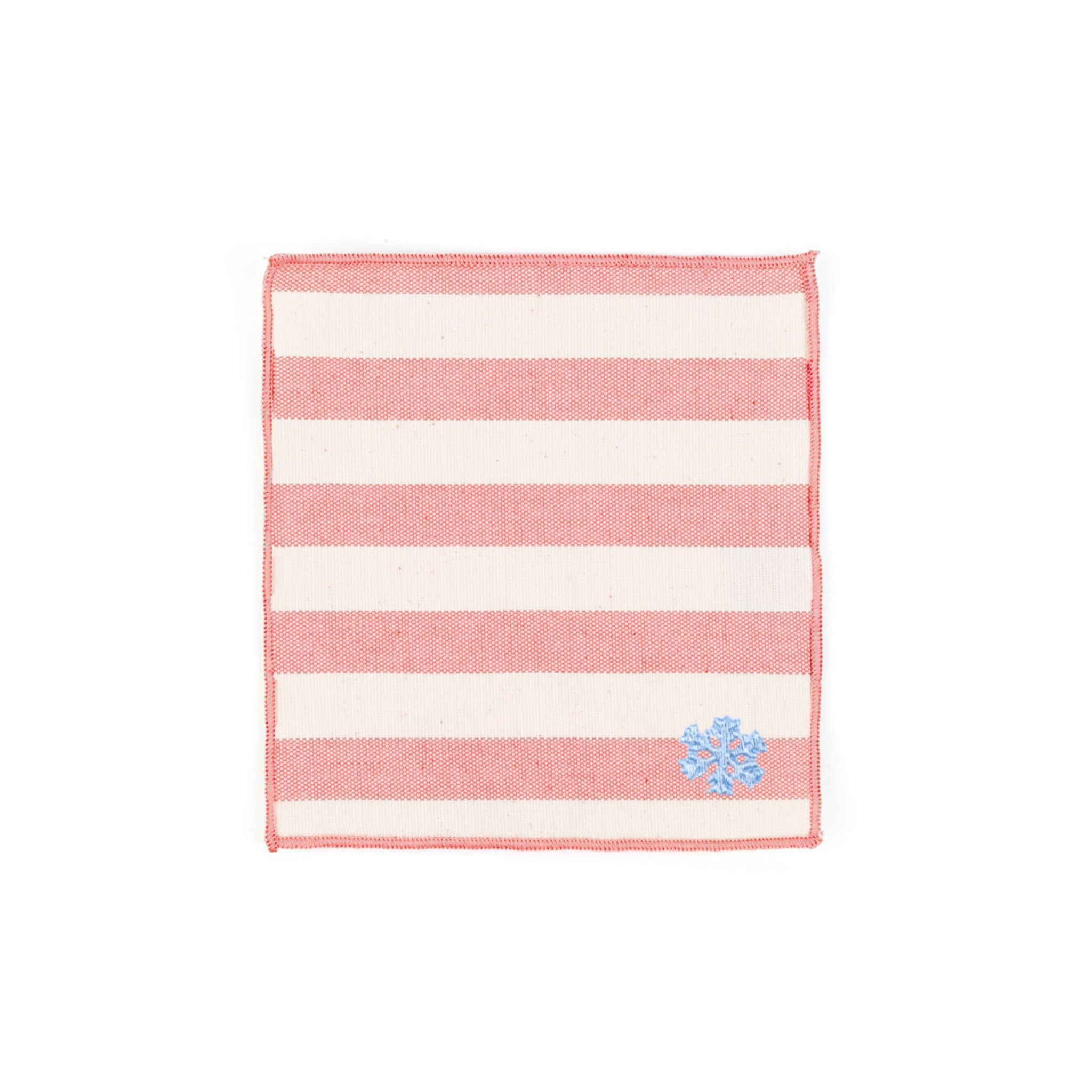 Servilletas Barra con pequeños bordados navideños