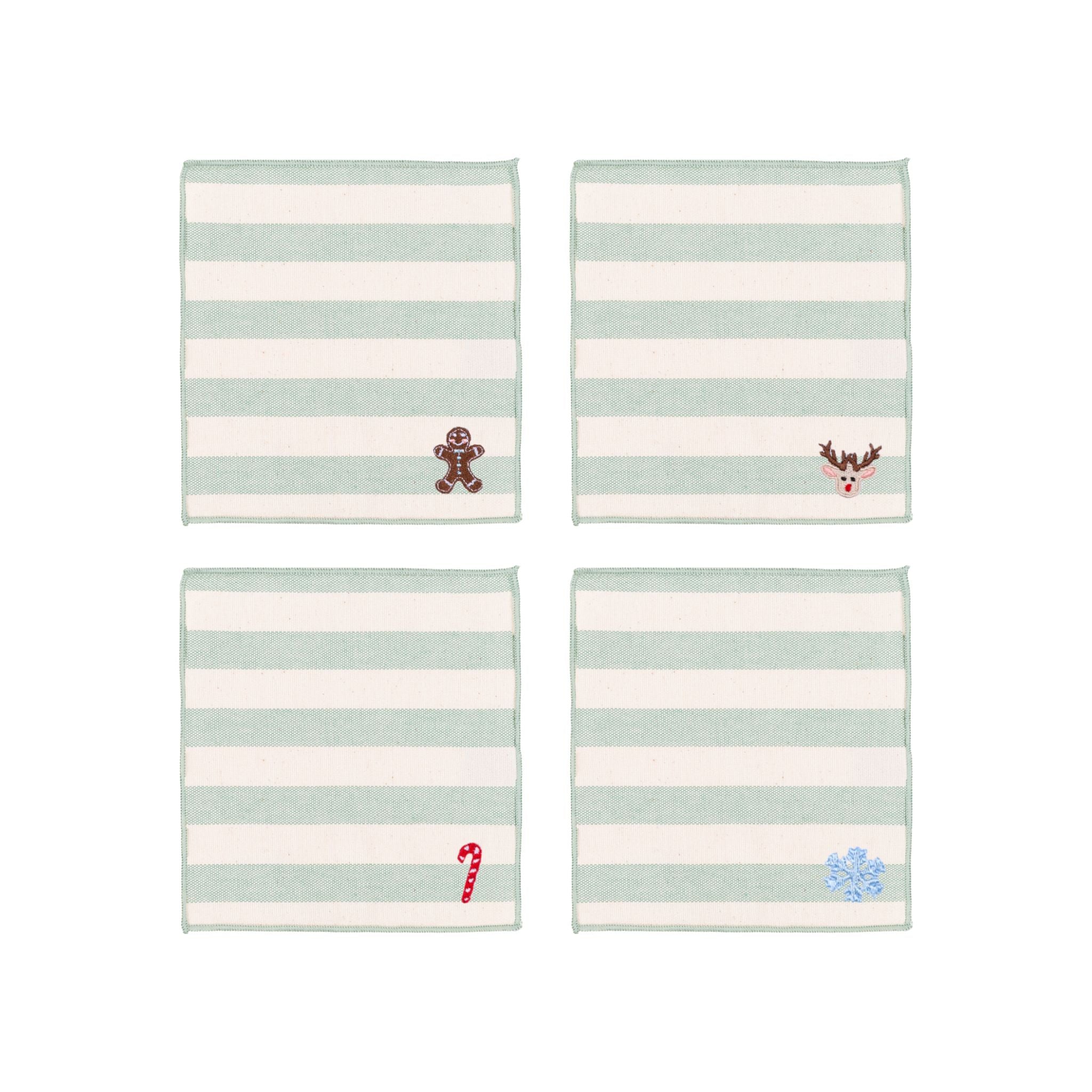 Barra napkins with small christmas embroidery - Torres Novas