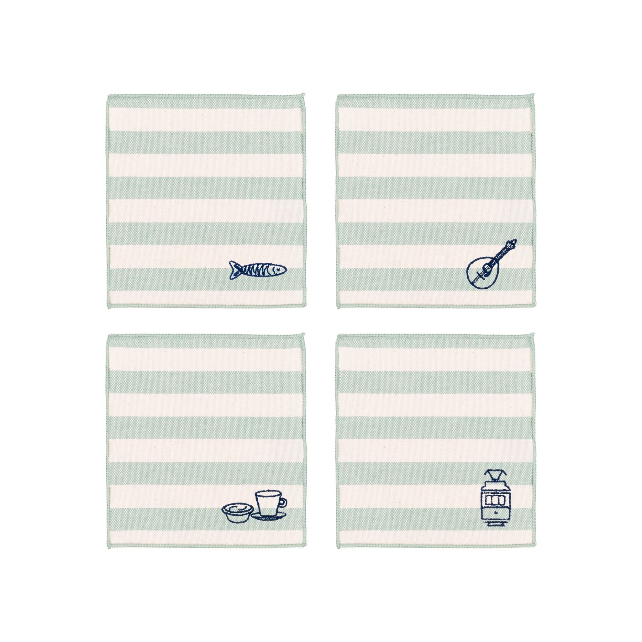 Barra napkins with portugal embroidery - Torres Novas