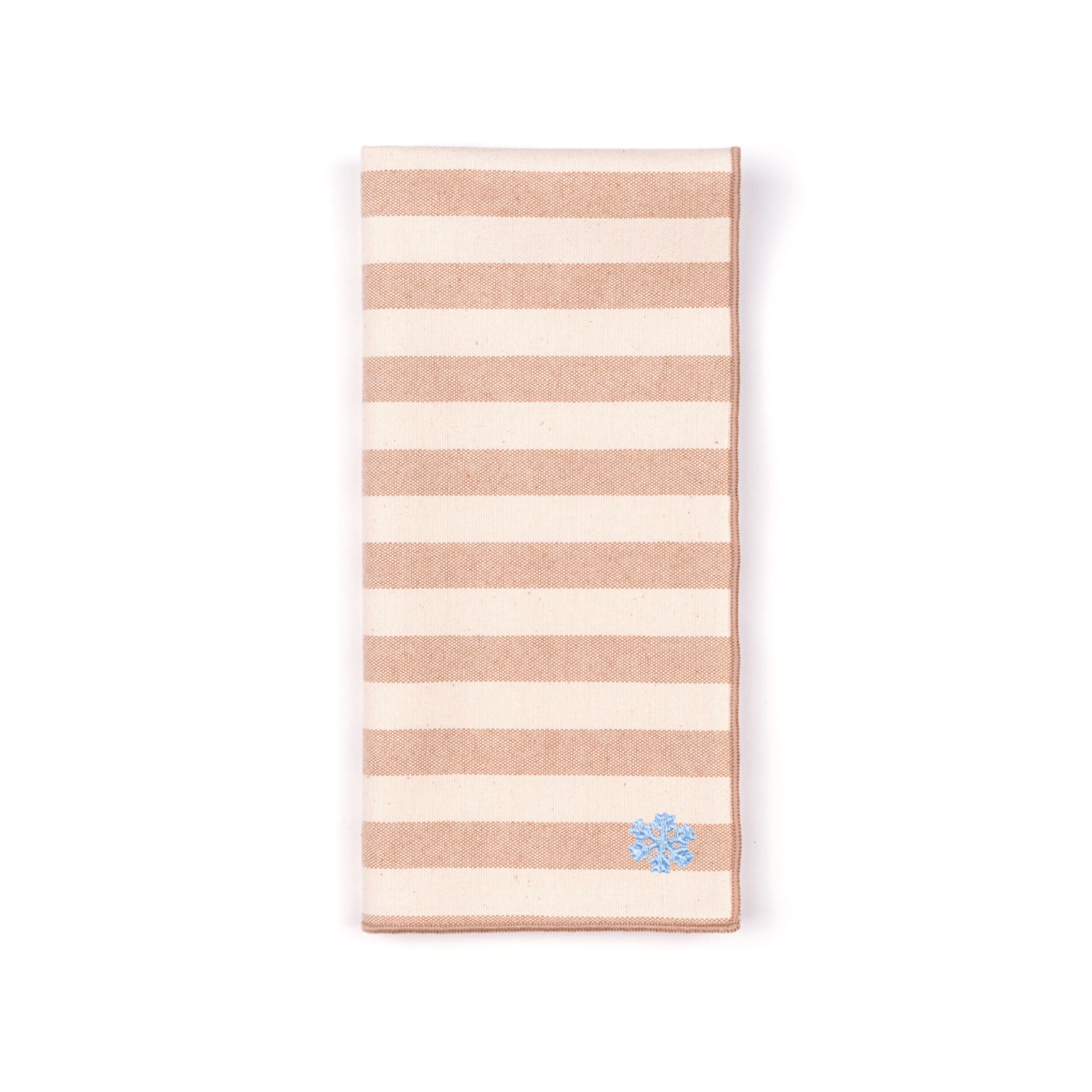 Servilletas Barra con pequeños bordados navideños