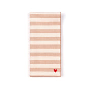 Servilletas Barra con bordado de corazón