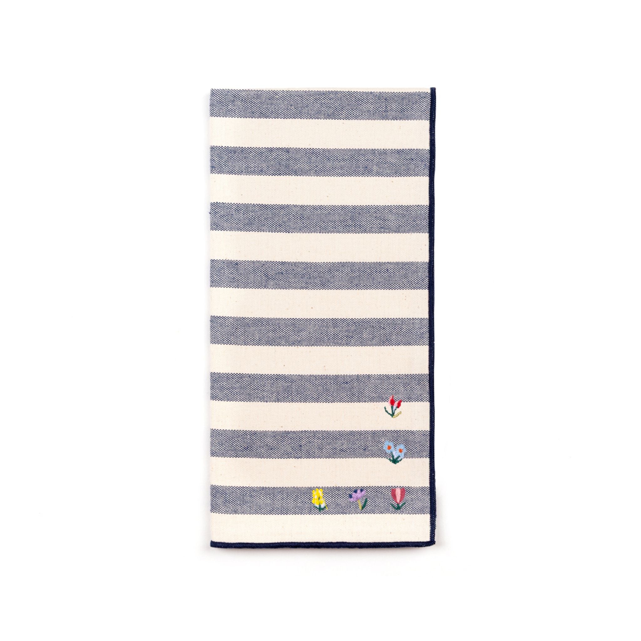 Servilletas Barra con bordados de flores