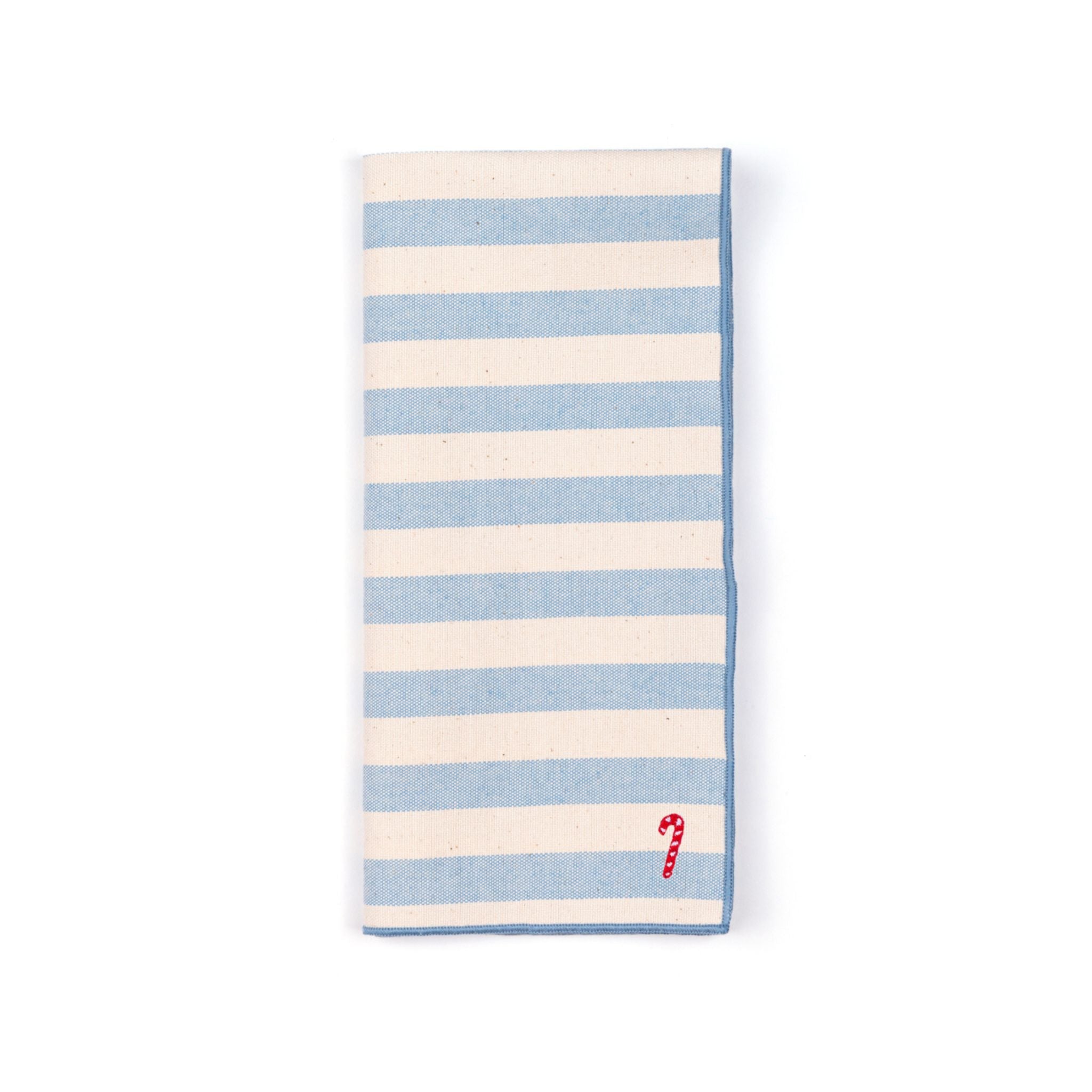 Servilletas Barra con pequeños bordados navideños