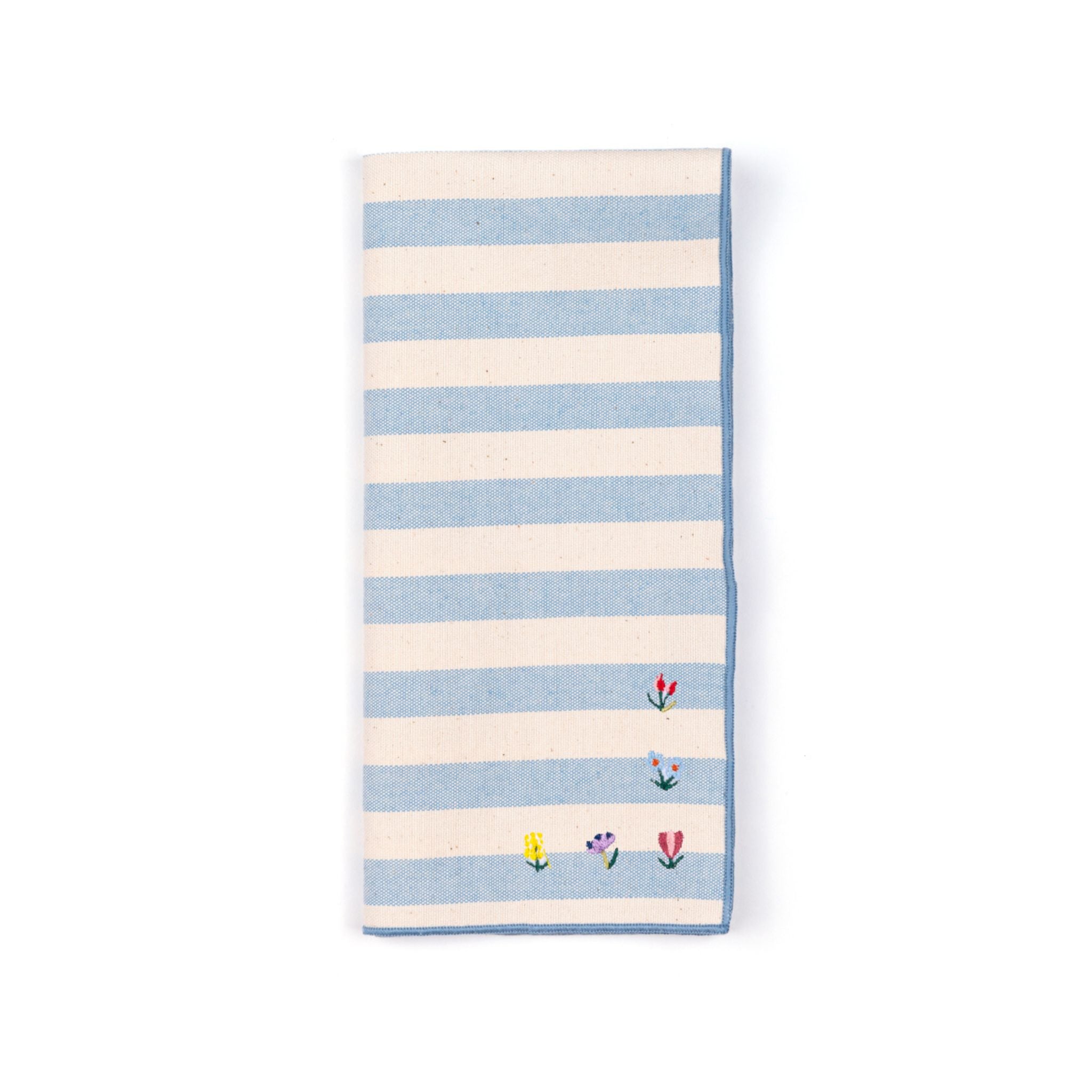 Servilletas Barra con bordados de flores