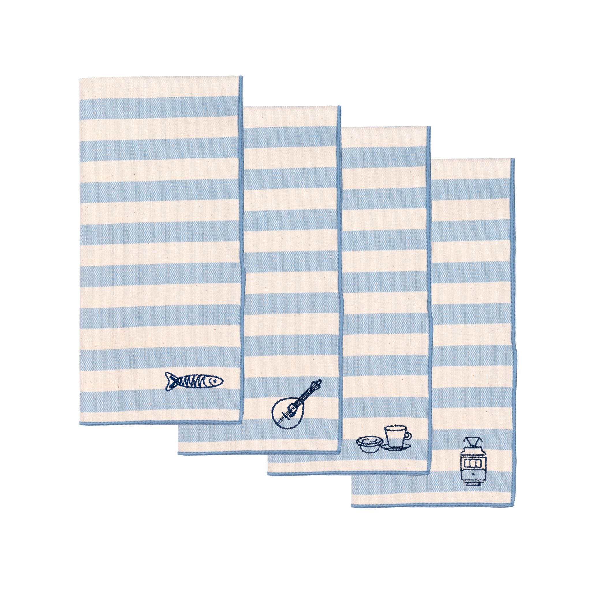 Barra napkins with portugal embroidery - Torres Novas