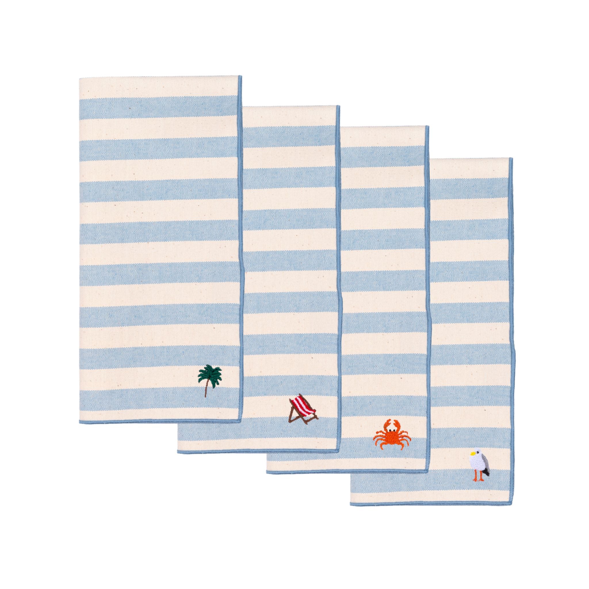 Barra Napkins with summer embroidery - Torres Novas