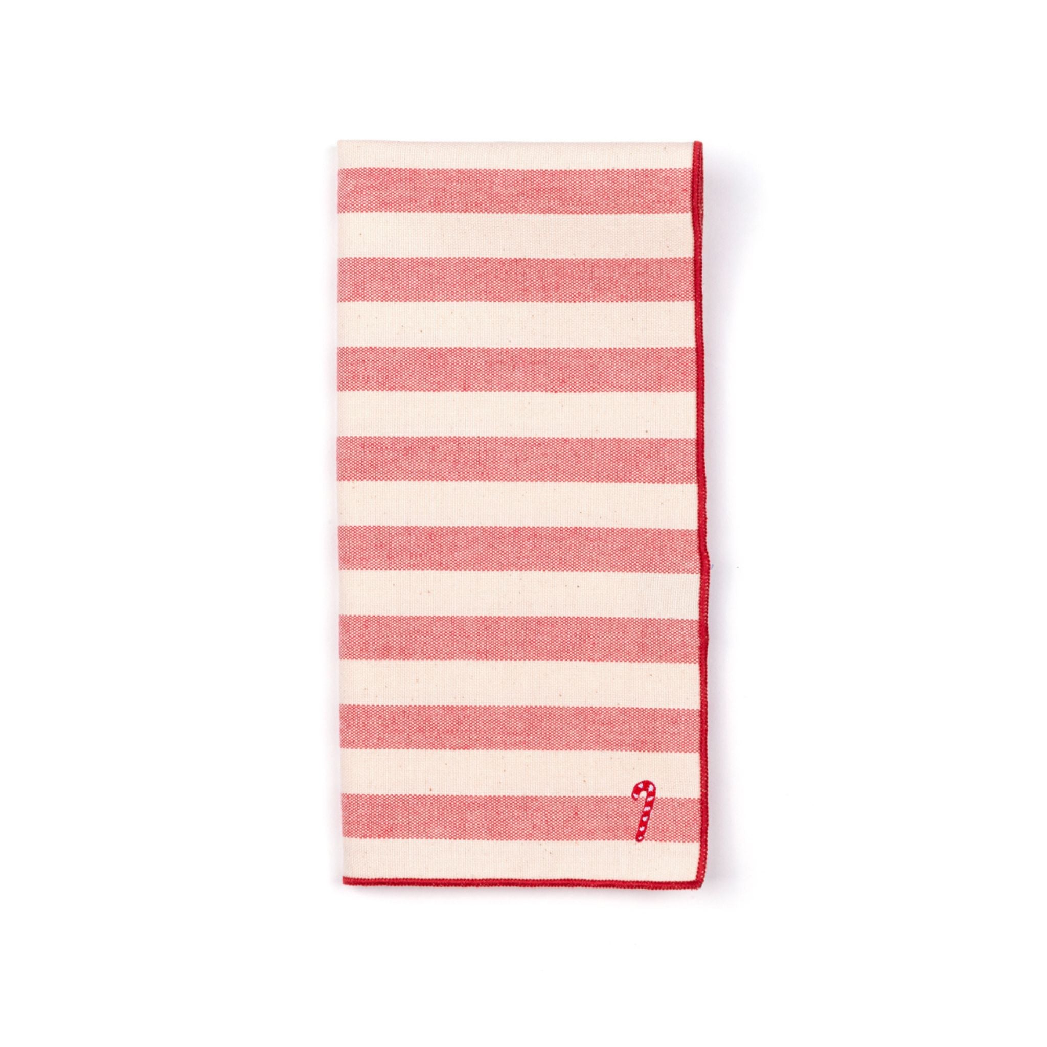 Servilletas Barra con pequeños bordados navideños