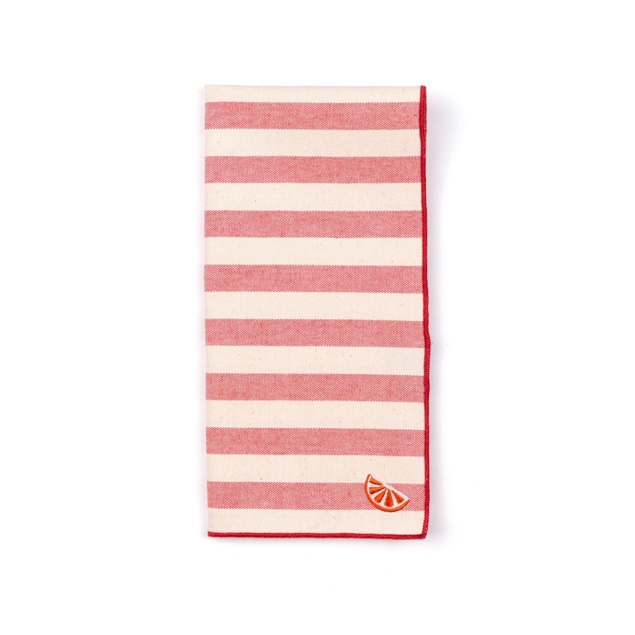 Servilletas Barra con bordados de fruta