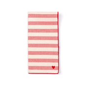 Servilletas Barra con bordado de corazón