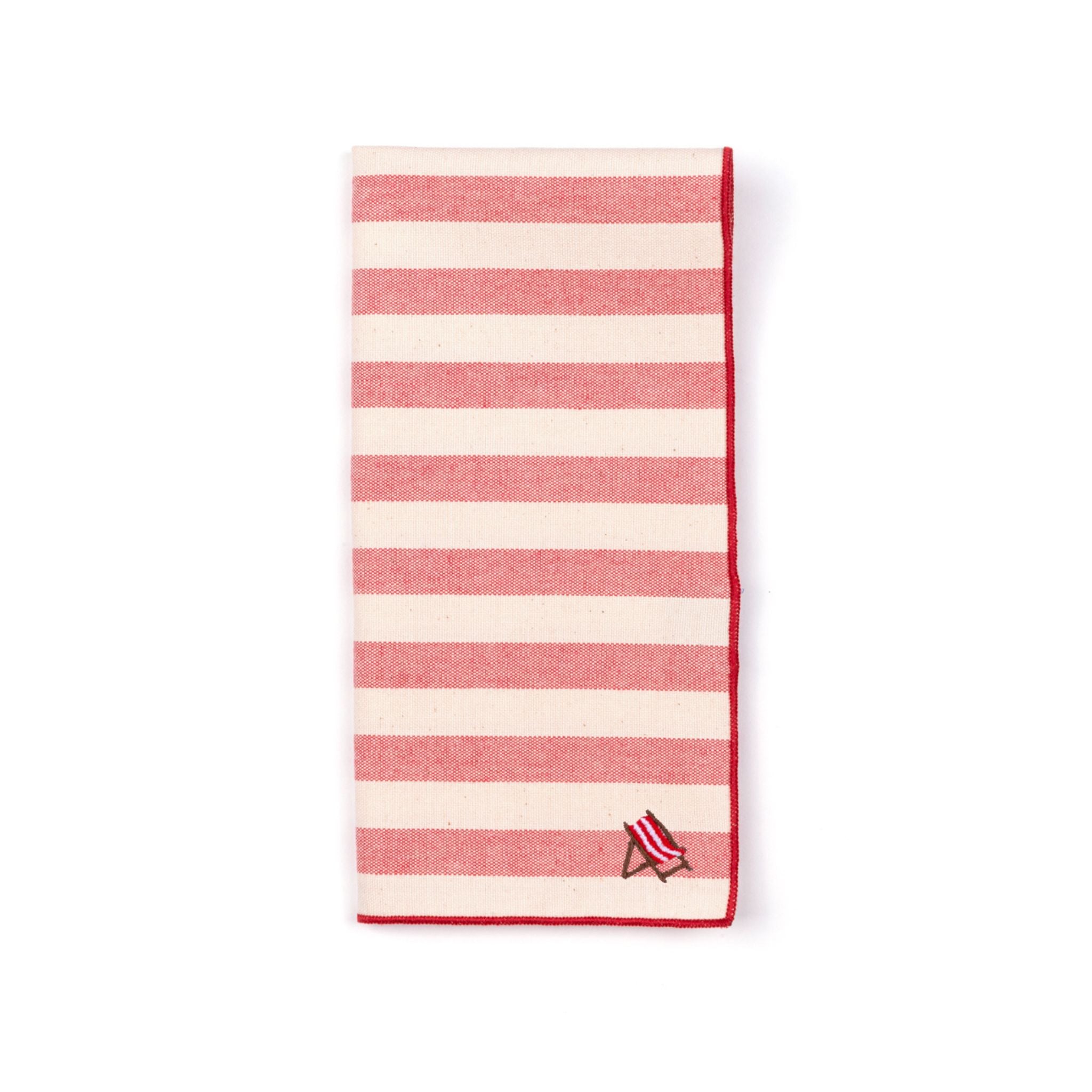 Servilletas bordadas de verano Barra