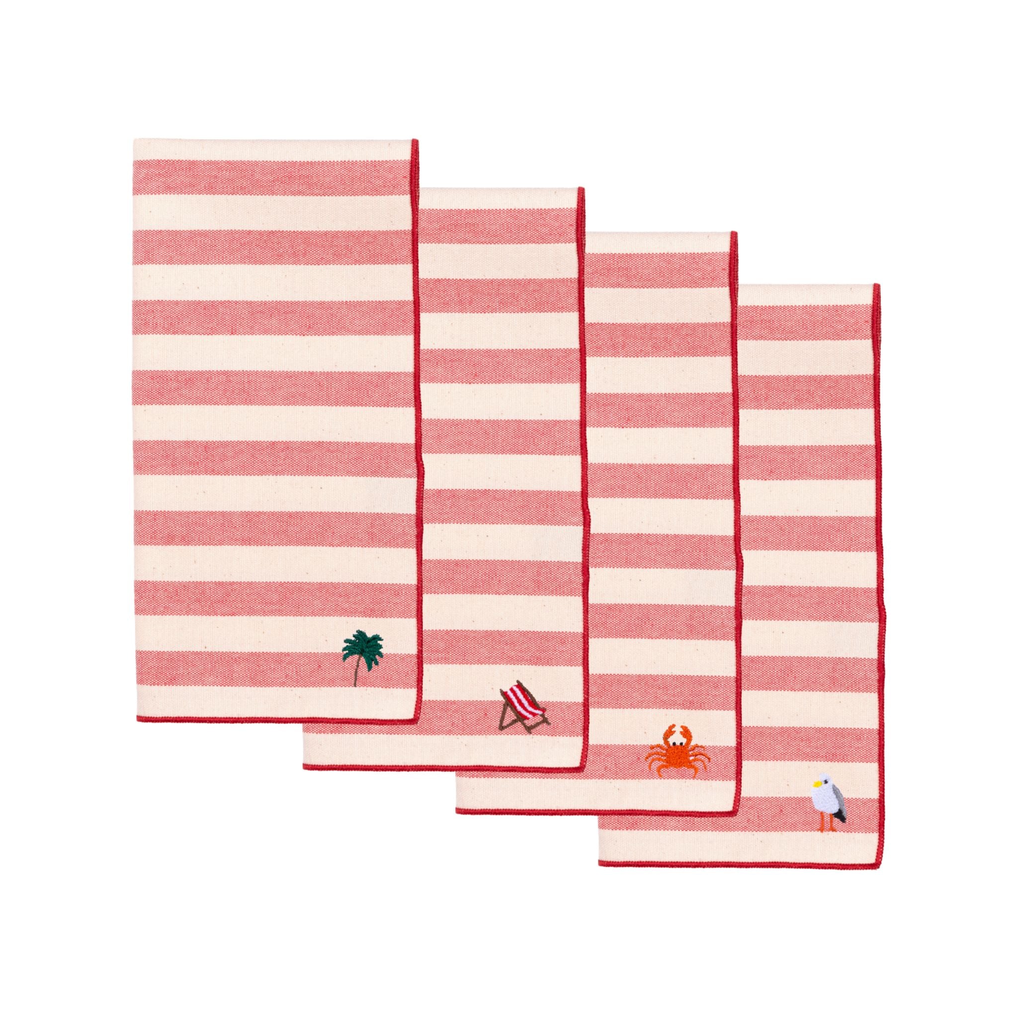 Barra Napkins with summer embroidery - Torres Novas