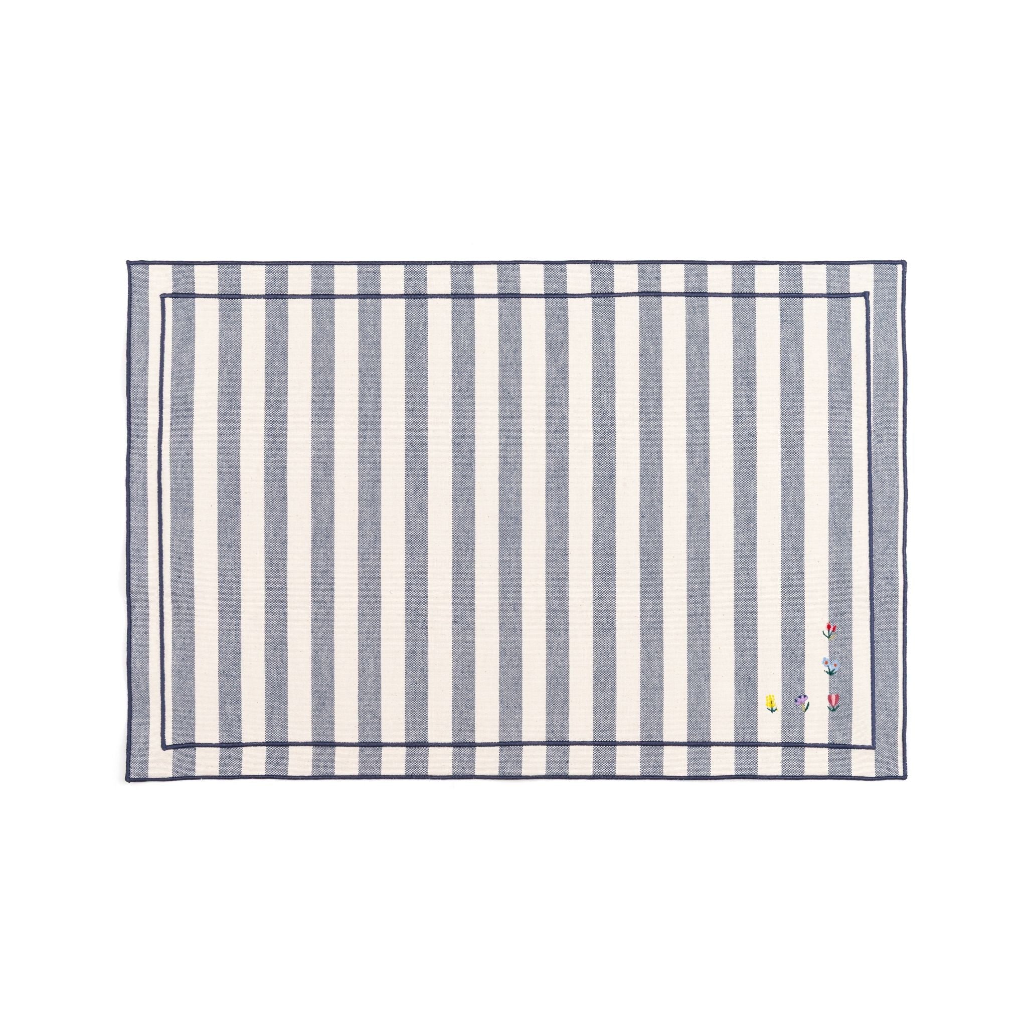 Barra cotton table linen with embroidered flowers - Torres Novas