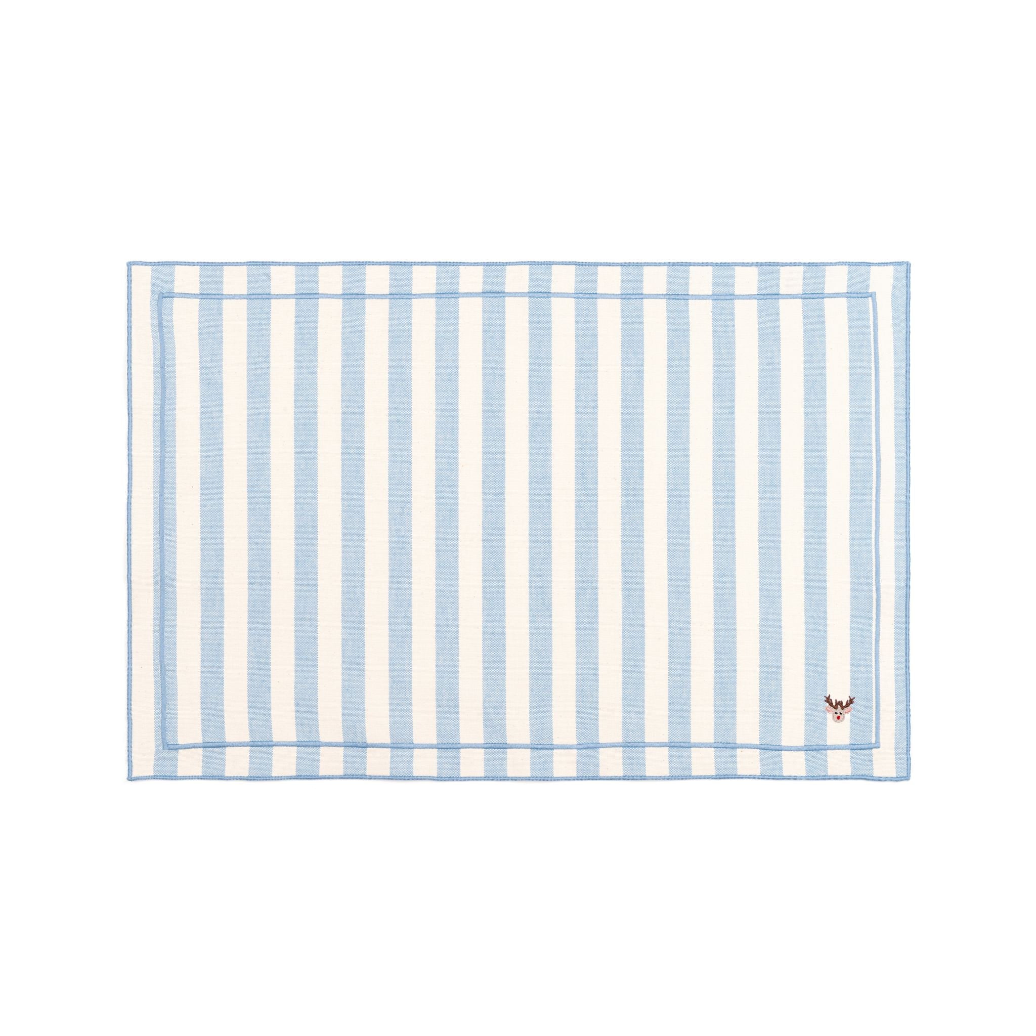 Barra cotton table linen with embroidered small Christmas motifs - Torres Novas