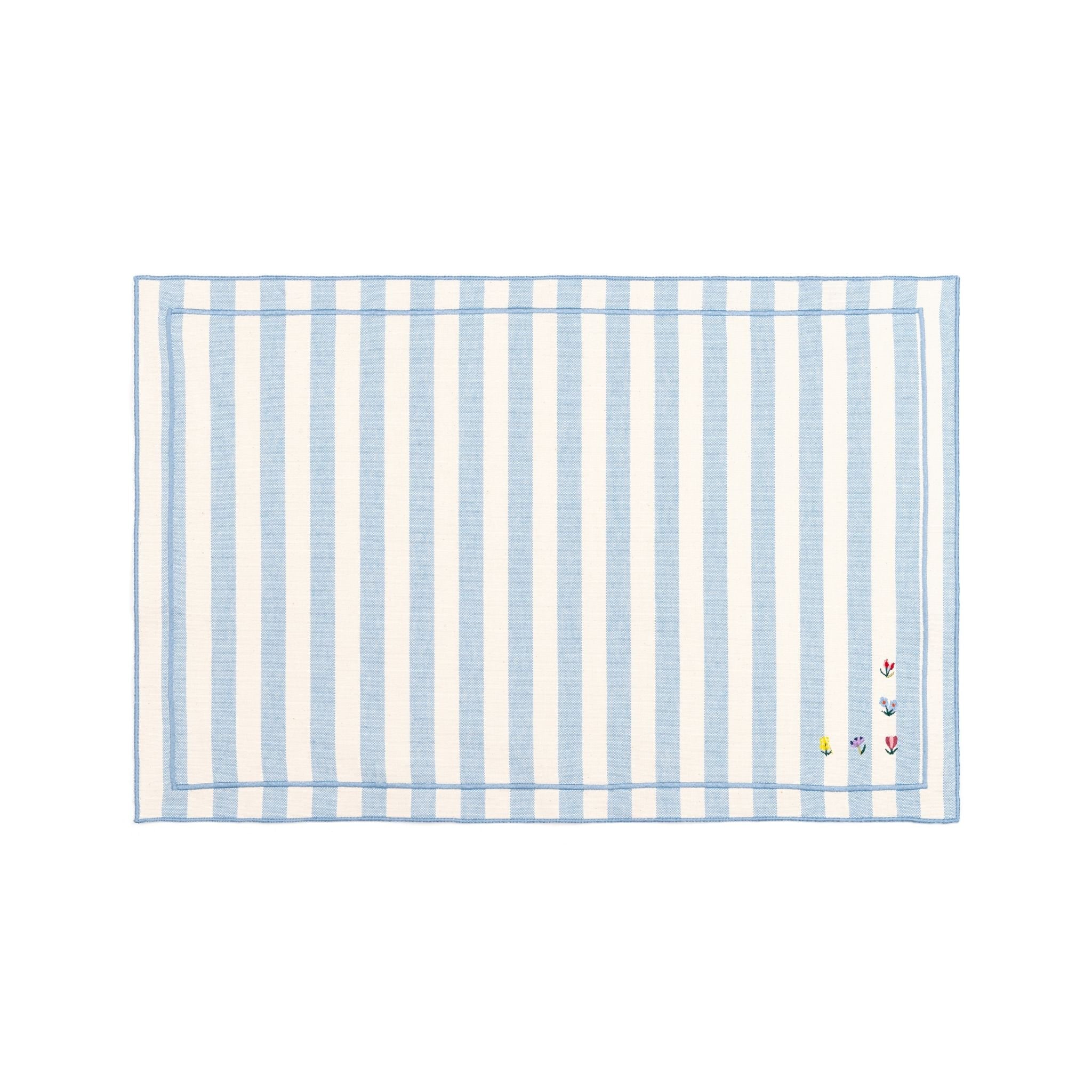 Barra cotton table linen with embroidered flowers - Torres Novas