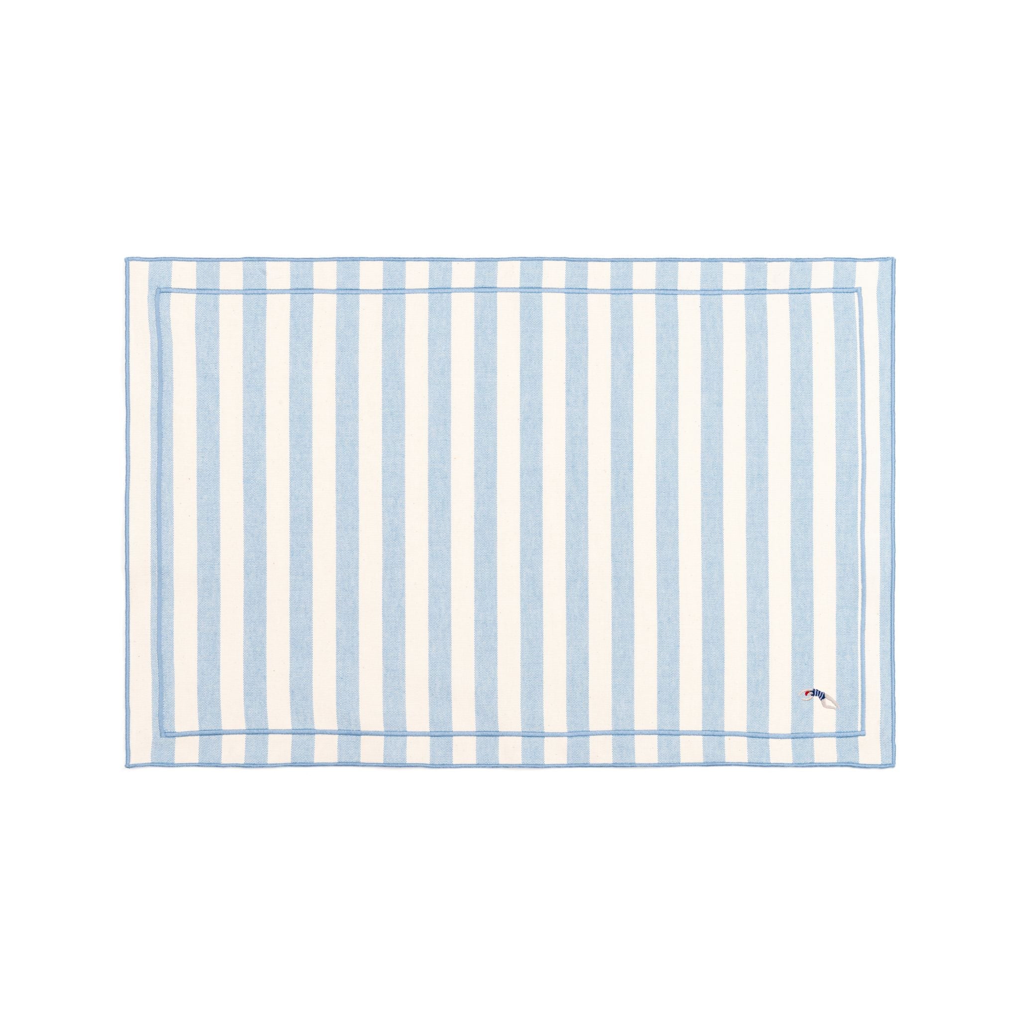 Barra cotton table linen with embroidered retro sports motifs - Torres Novas