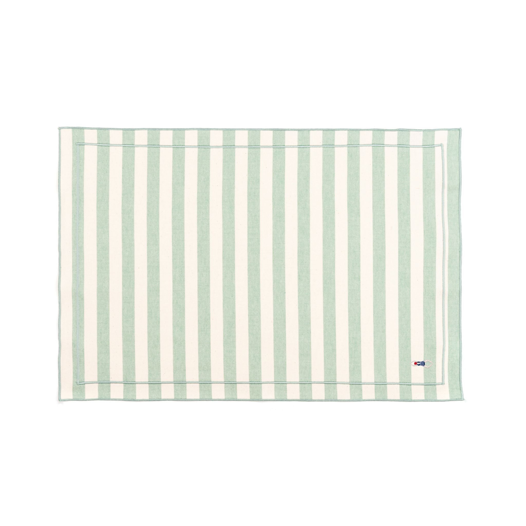 Barra cotton table linen with embroidered retro sports motifs - Torres Novas