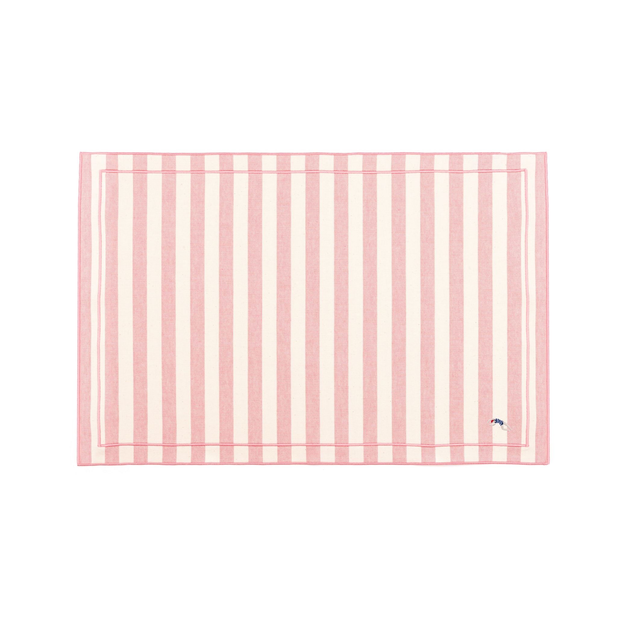 Barra cotton table linen with embroidered retro sports motifs - Torres Novas