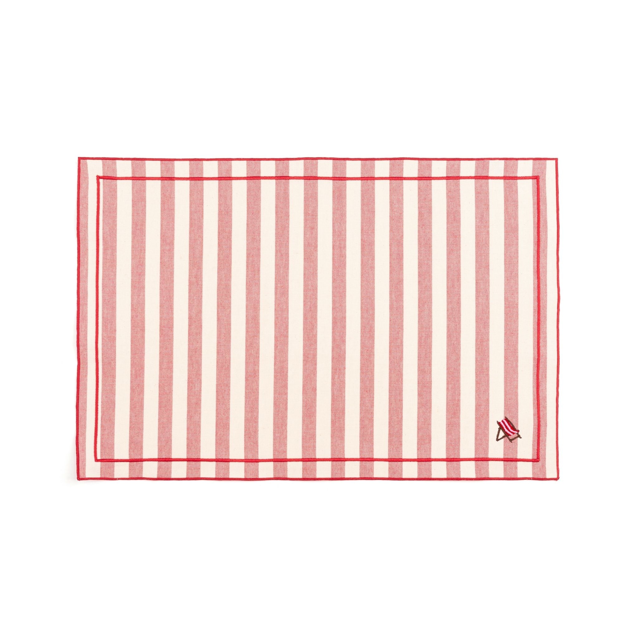 Barra cotton table linen with embroidered summer motifs - Torres Novas