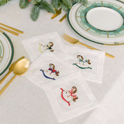 Mafra linen with Christmas embroidery