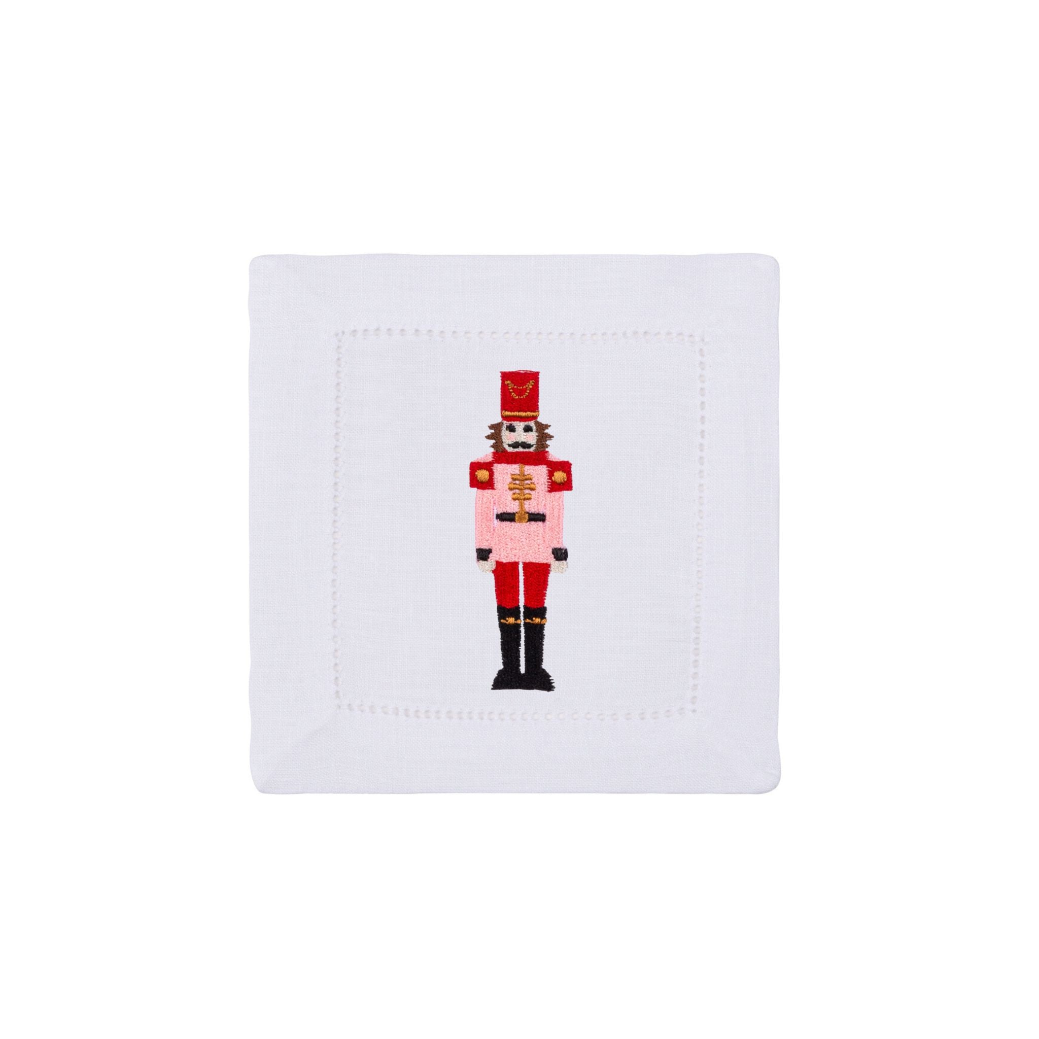 Mafra algodón con bordado de cascanueces