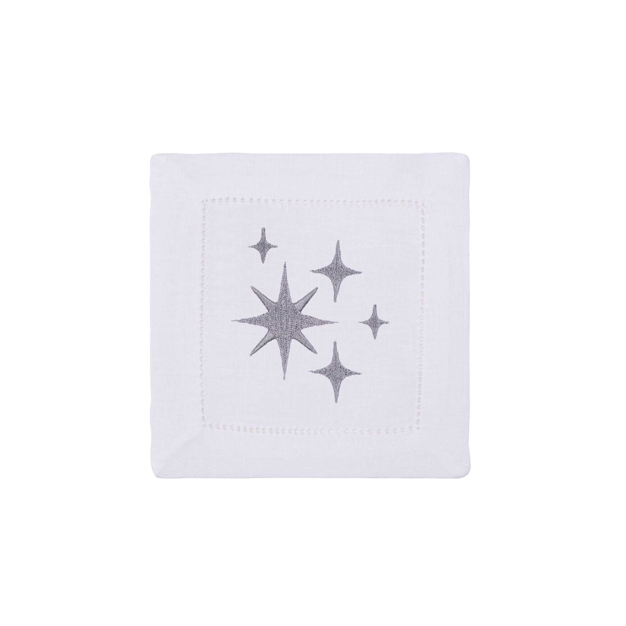 Mafra lino con bordado de estrellas