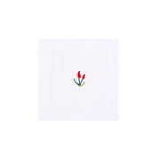 Serviettes et sets de table Mafra lin avec broderie florale