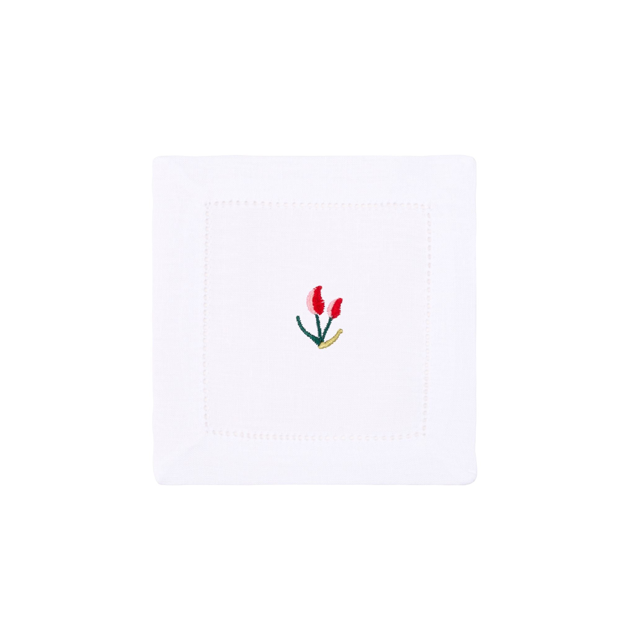 Serviettes et sets de table Mafra lin avec broderie florale