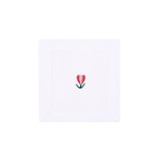 Serviettes et sets de table Mafra lin avec broderie florale