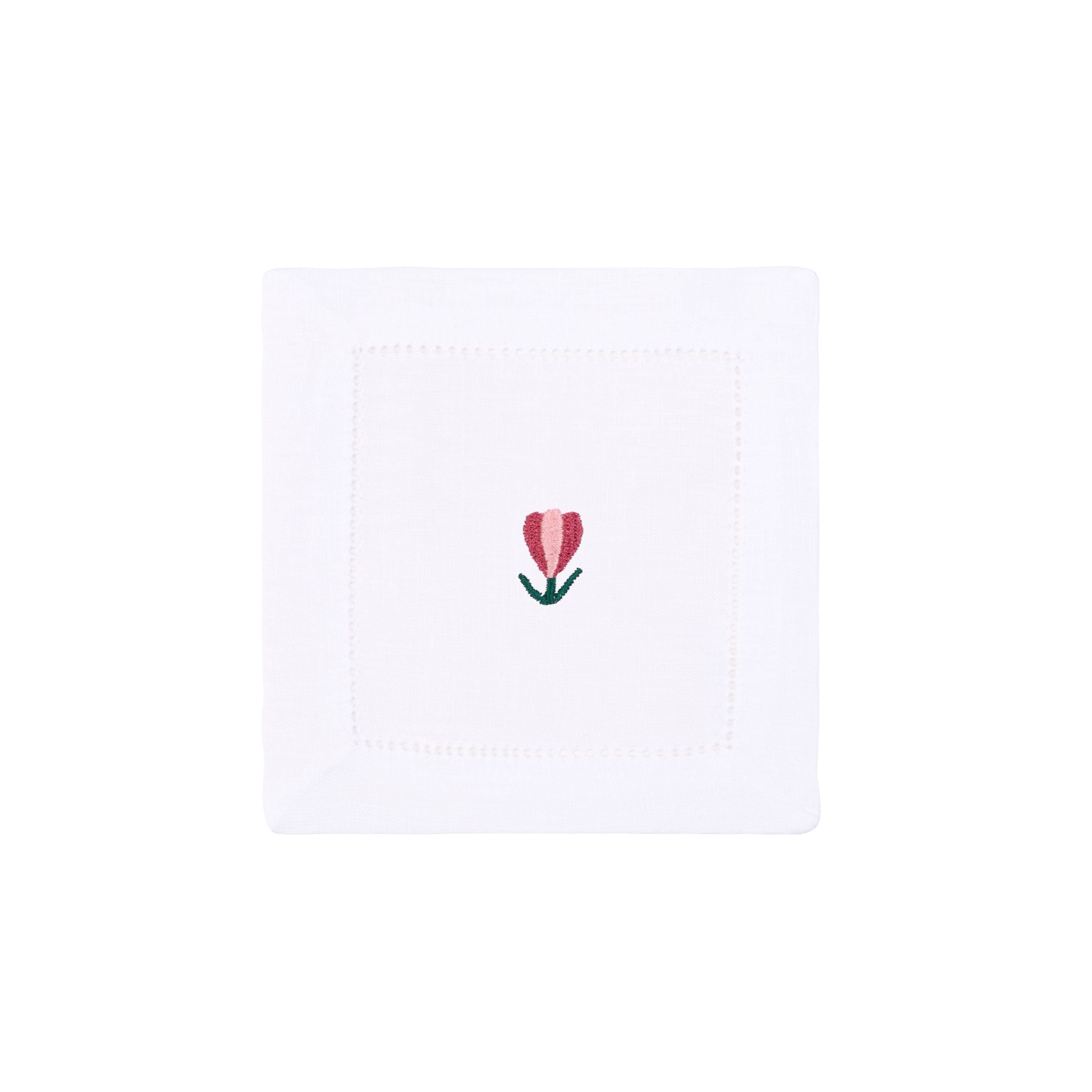 Serviettes et sets de table Mafra lin avec broderie florale