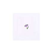 Serviettes et sets de table Mafra lin avec broderie florale