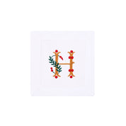 Mafra cotton letter embroidery napkins