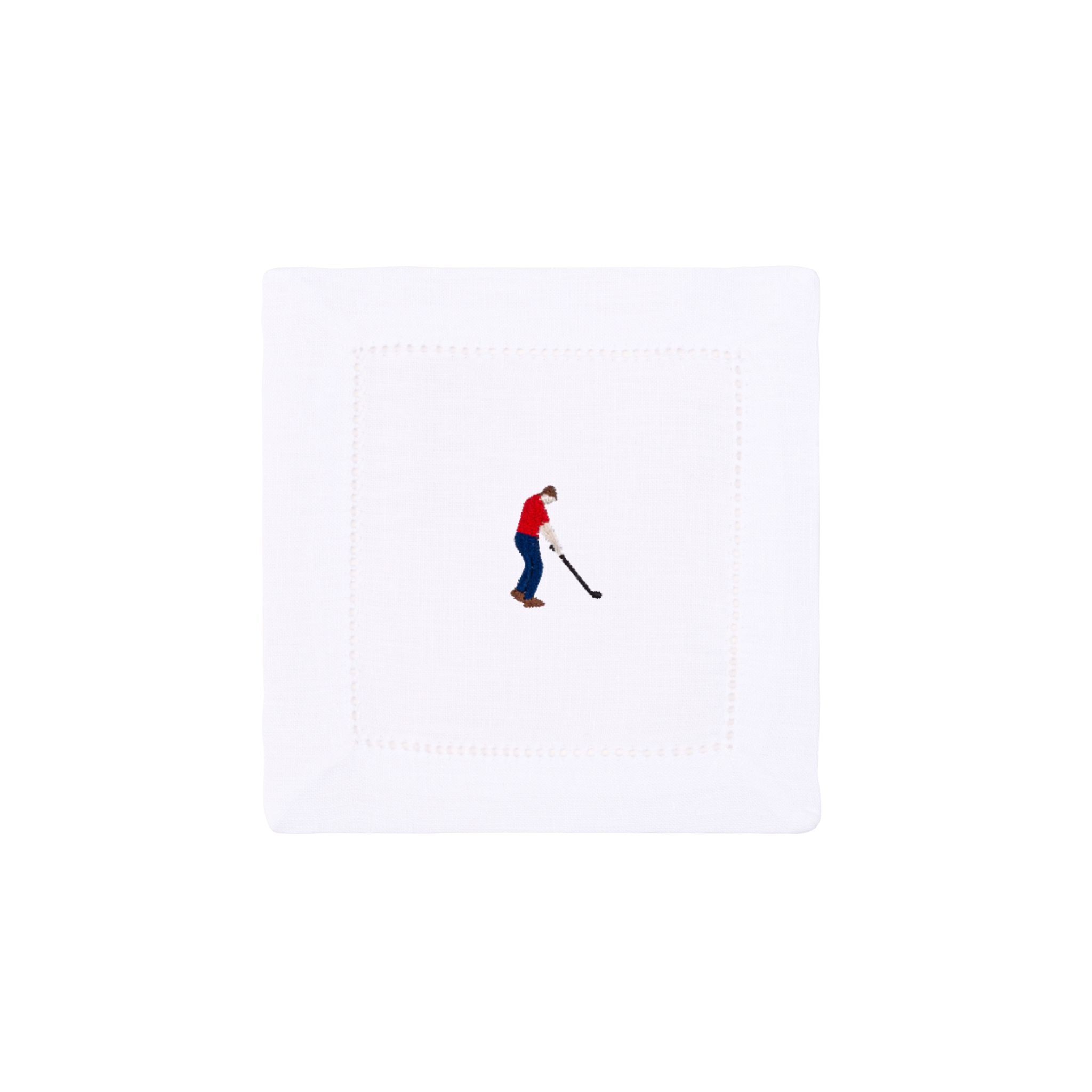 Guardanapo Mafra algodão com desportistas retro