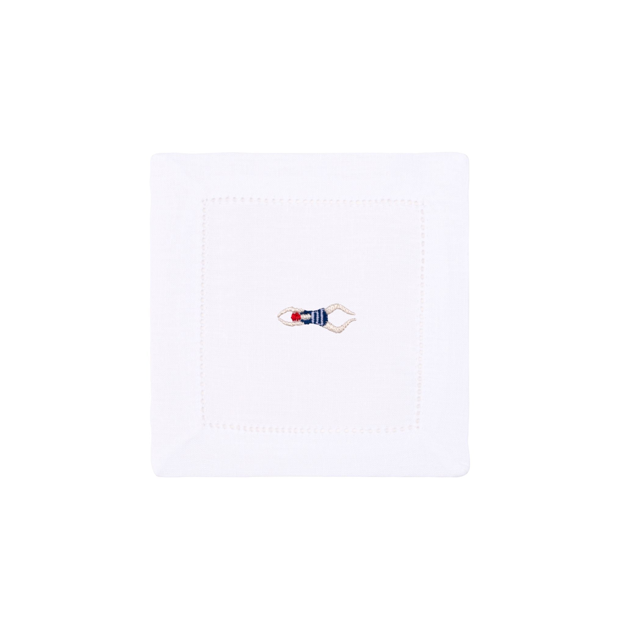 Guardanapo Mafra algodão com desportistas retro