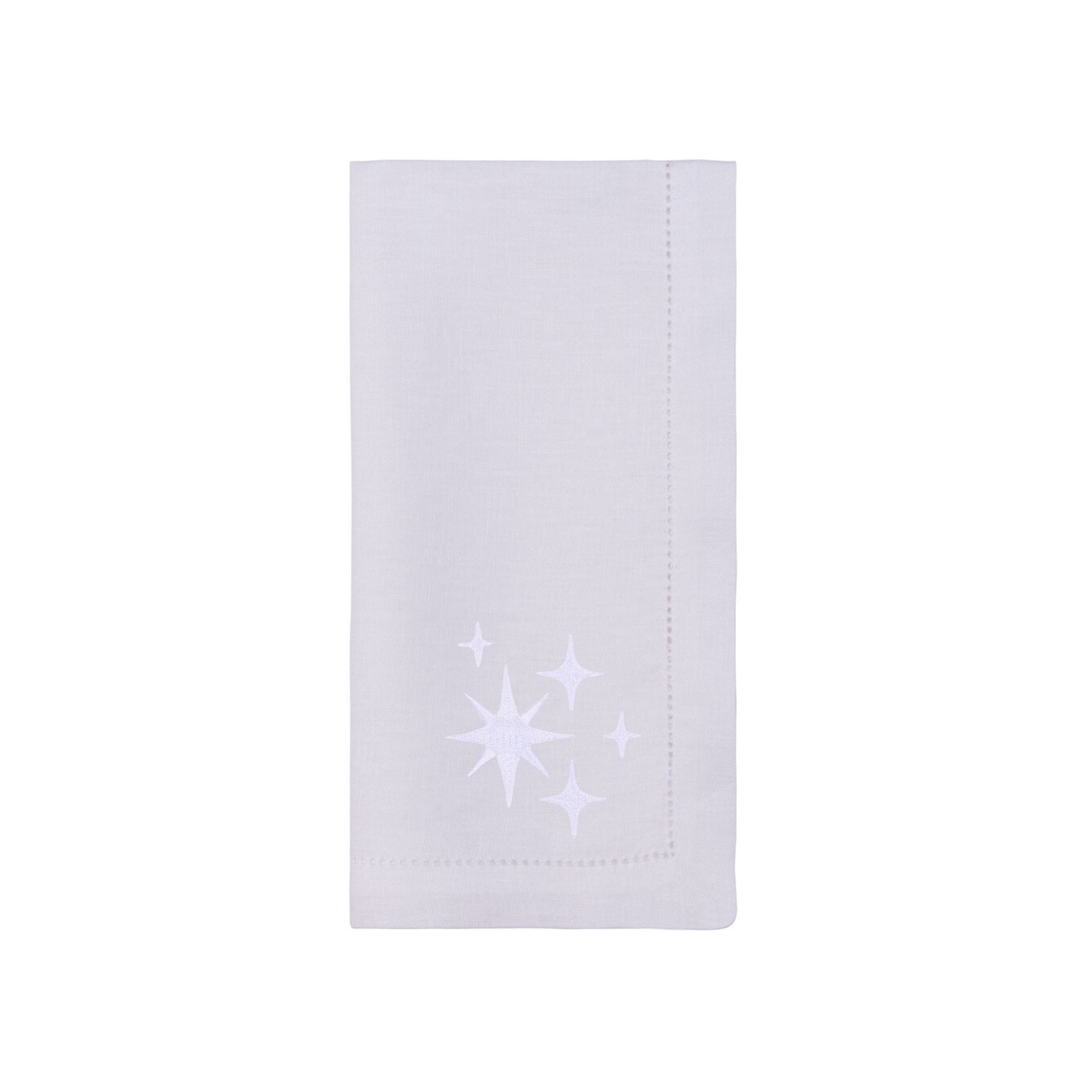 Mafra lino con bordado de estrellas