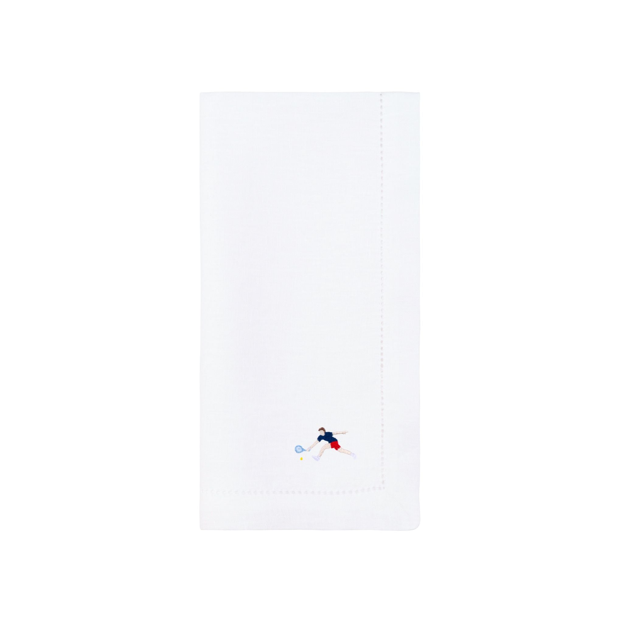 Guardanapo Mafra algodão com desportistas retro