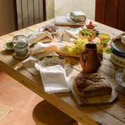 Ecru Nazaré napkins with farm embroidery - Torres Novas