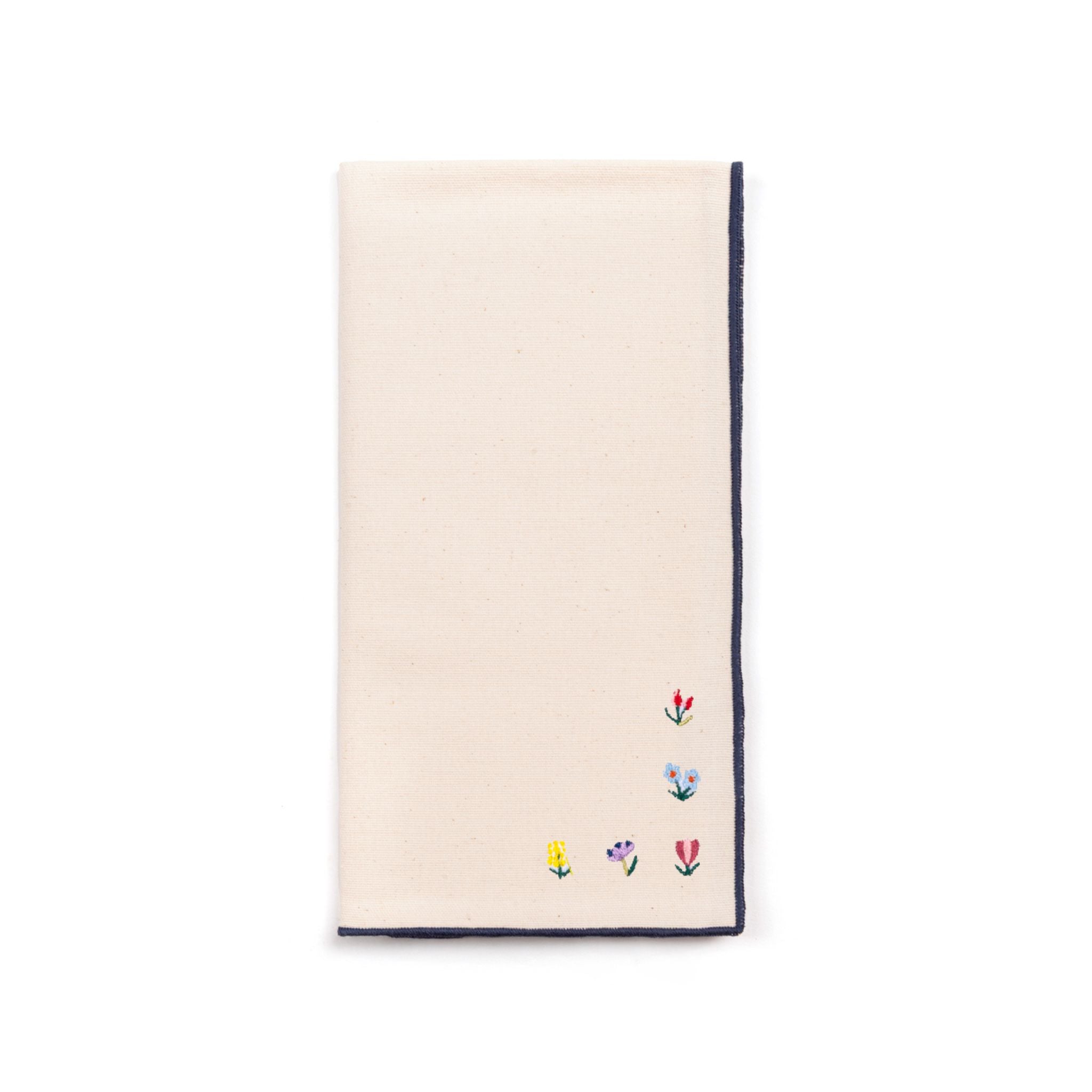 Servilletas Nazaré con bordado de flores