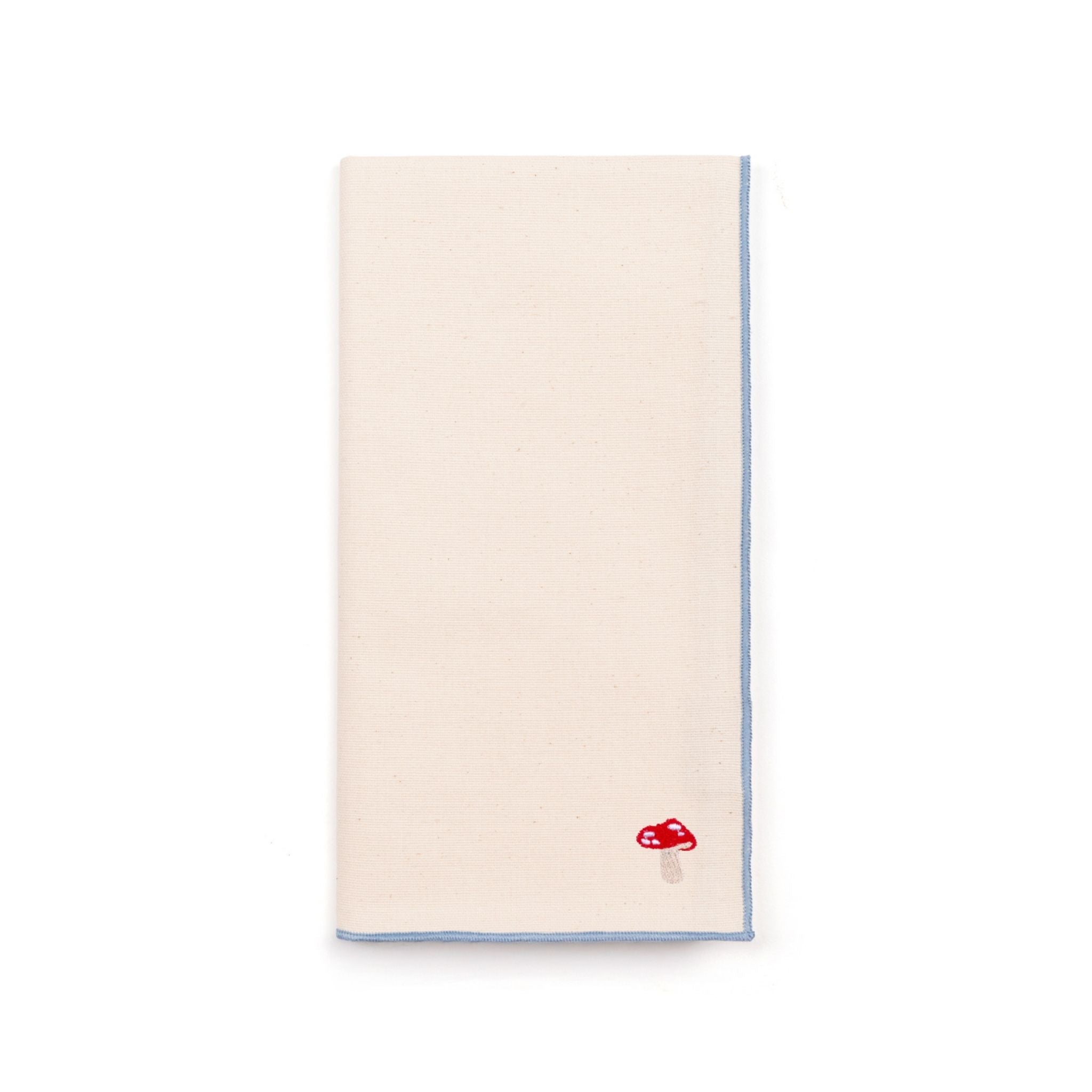 Servilletas Nazaré en crudo con bordado otoñal