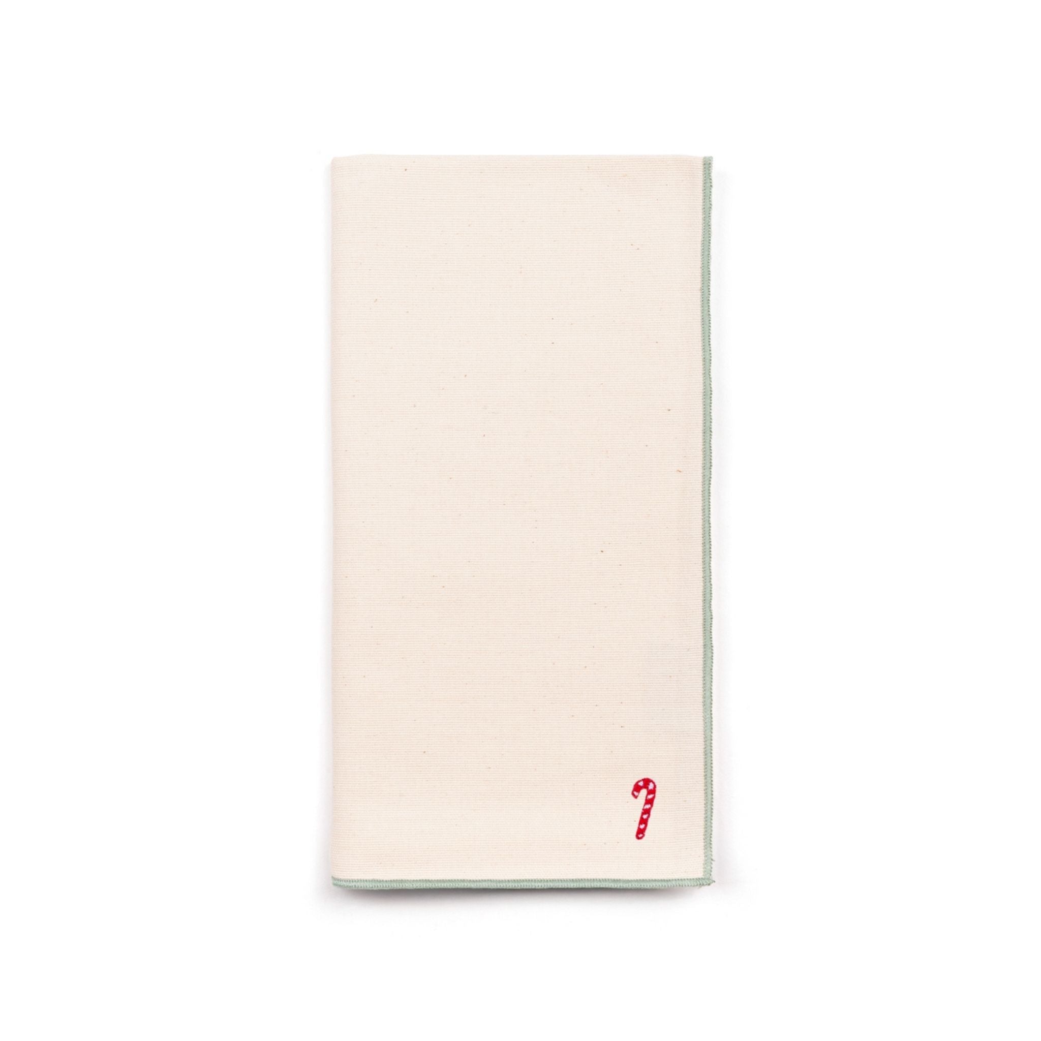 Servilletas Nazaré color crudo con pequeños bordados navideños