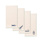 Ecru Nazaré napkins with Portugal embroidery - Torres Novas