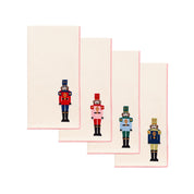 Ecru Nazaré napkins with nutcracker embroidery - Torres Novas