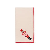 Servilletas Nazaré color crudo con bordado de cascanueces