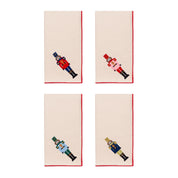 Ecru Nazaré napkins with nutcracker embroidery - Torres Novas