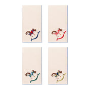 Ecru Nazaré napkins with horse embroidery - Torres Novas