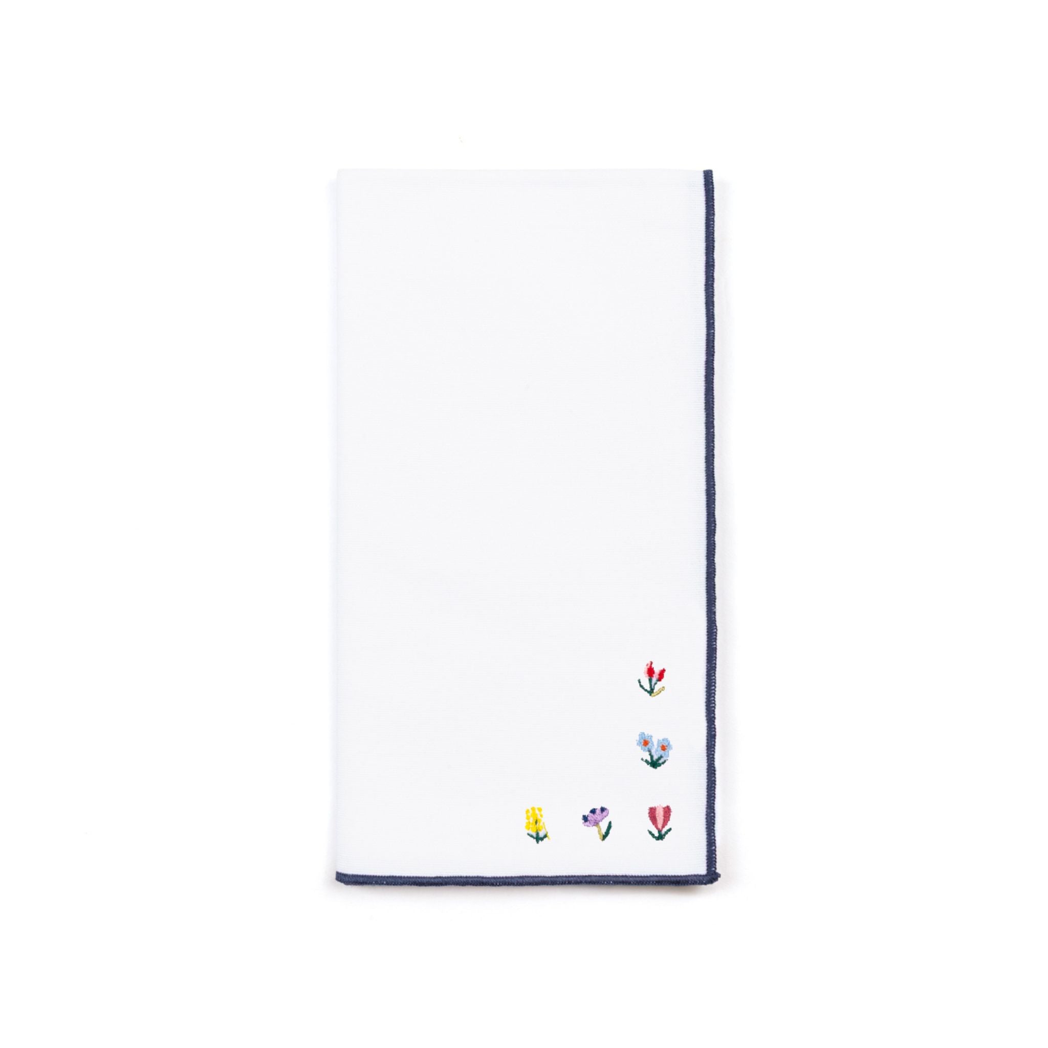 Servilletas Nazaré con bordado de flores