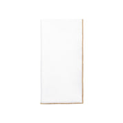 White Nazaré napkins with silver and gold