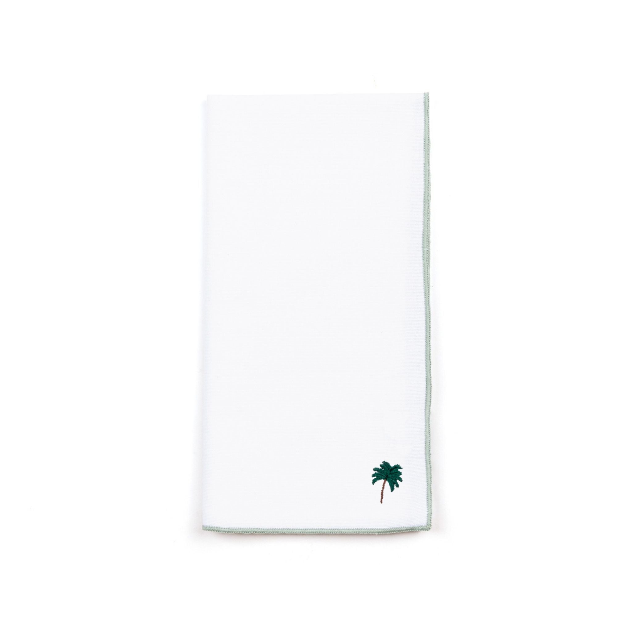 Servilletas Nazaré en blanco con bordado veraniego