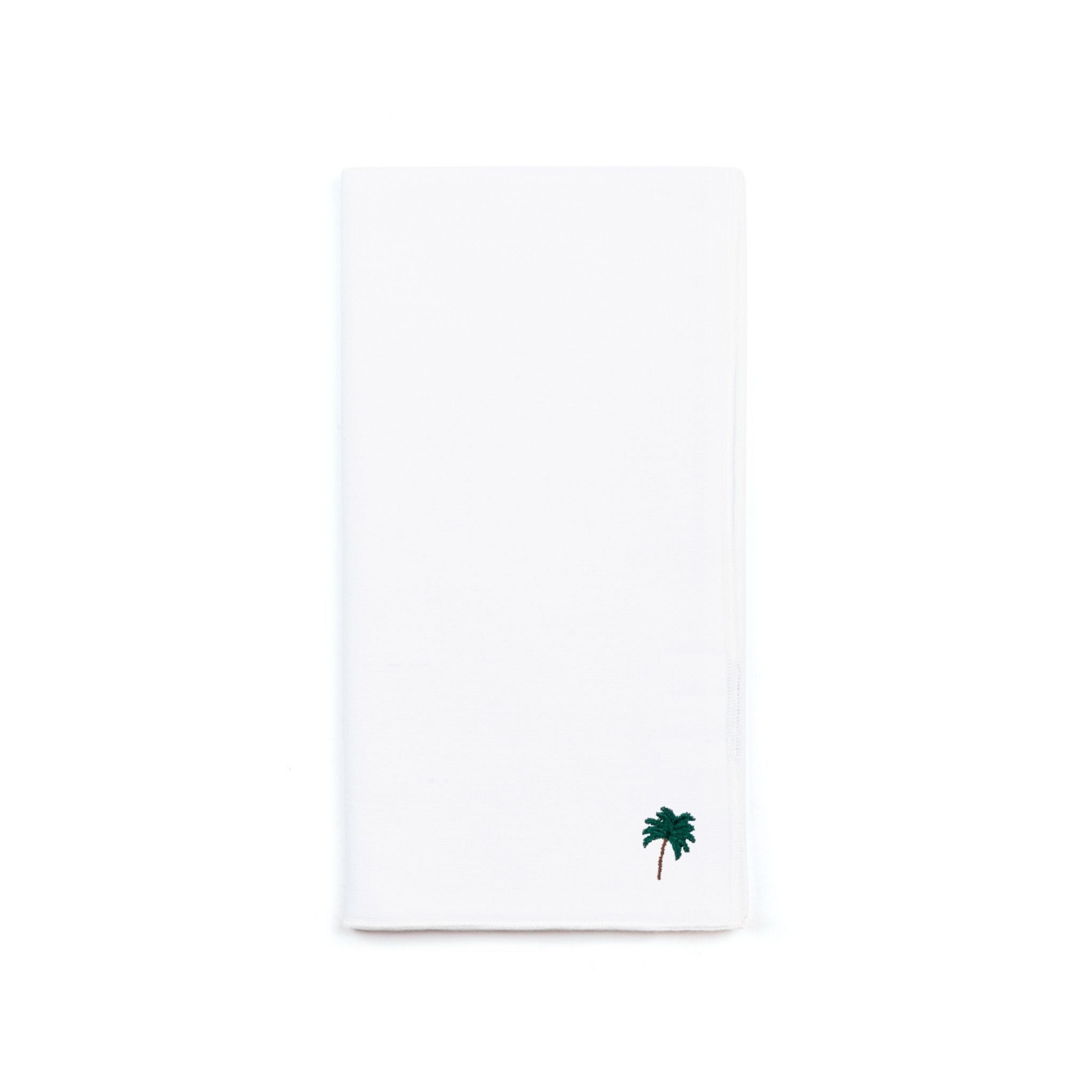 Servilletas Nazaré en blanco con bordado veraniego