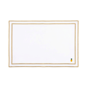 Nazaré white cotton table linen with embroidered fruits - Torres Novas
